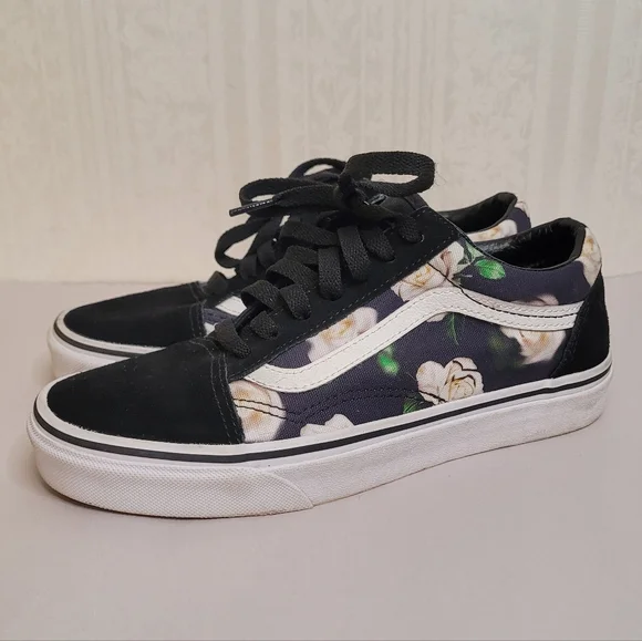 Vans Old Skool Sneakers In Romantic Floral Size 7.5 - Picture 5 of 9